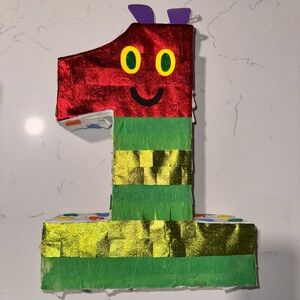 The Very Hungry Caterpillar number 1 piñata